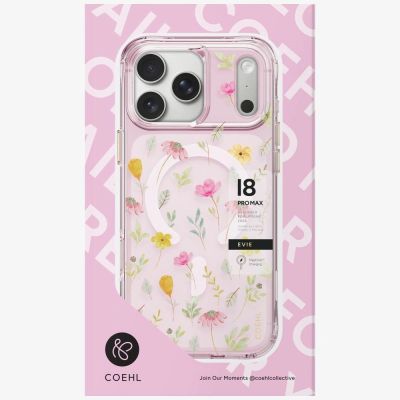 5. Uniq Coehl Evie Magnetische Ladehülle für iPhone 18 Pro Max / 17 Pro Max – Pink