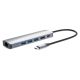 10. Manhattan 153959 Kabelgebundene Dockingstation USB 3.2 Gen 1 (3.1 Gen 1) Typ-C Silber