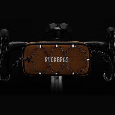 11. Rockbros TL001 ROAD TO SKY 1,9L Lenkertasche, wasserdicht – Orange