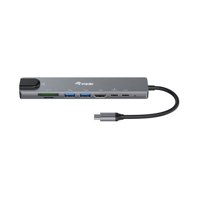 5. USB Equip 133497 USB Typ-C Adapter Schwarz, Grau