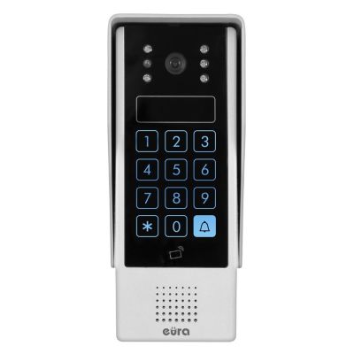 8. EURA VDP-90A3 DELTA Video-Türsprechanlage + schwarzer Monitor