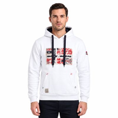 5. Herren-Sweatshirt Geographical Norway GPEPE 2 MEN 100 EO BS2 (WT1874H/GN-WHITE)