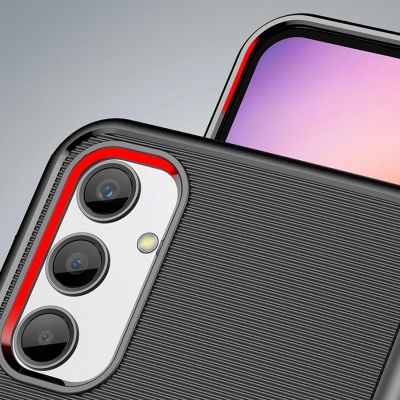 6. Thunder Case Hülle für Samsung Galaxy A24 4G Silikon Armor Case schwarz