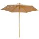 15. HOLZGARTENSCHIRM 250 CM FALTBAR SAND