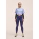 3. Casall Damen-Leggings mit überlappendem Bund, hochtailliert, lila