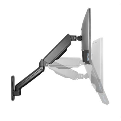 6. Techly ICA-LCD G112E Monitorhalterung / Monitorständer für Monitore bis 81,3 cm (32") zur Wandmontage, Schwarz