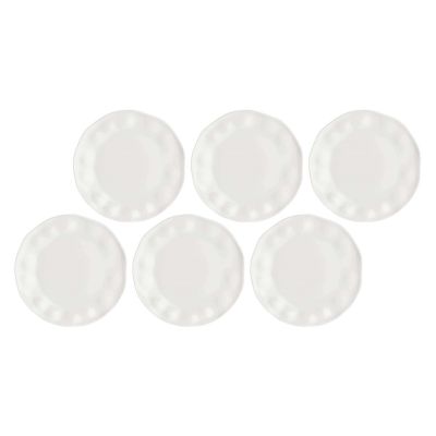 LA PORCELLANA BIANCA LUNIA Set mit 6 Salattellern 21,5 cm