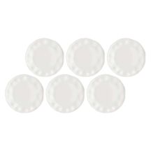 LA PORCELLANA BIANCA LUNIA Set mit 6 Salattellern 21,5 cm