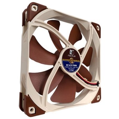 2. NOCTUA 140mm NF-A14 PWM SSO2 Lüfter, AAO-Rahmen