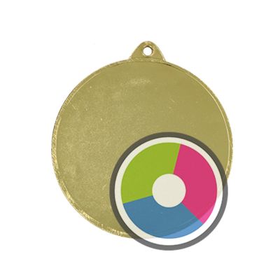 2. Medaille mit Luxor-Jet-Druck