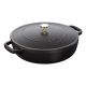 STAUB 40511-472-0 Tiefe Bratpfanne mit Deckel - Schwarz 28 cm