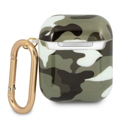 3. Guess GUA2UCAMA AirPods bedecken die grün/khaki Camo Collection