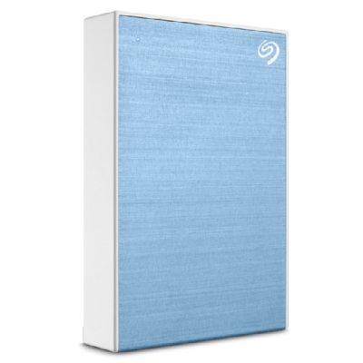 3. Seagate 5 TB One Touch Tragbare externe Festplatte USB 3.2 Gen1 – Hellblau