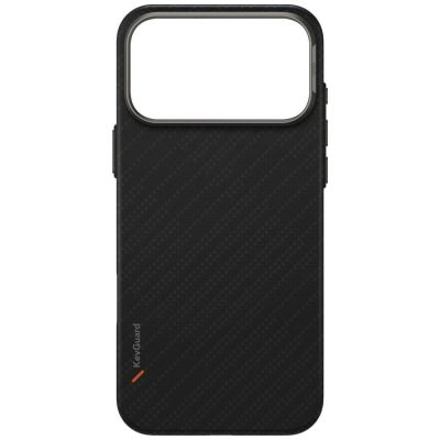 5. Uniq Keva EDGE Magclick Ladehülle für iPhone 17 Pro Max – Schwarz