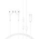 2. Acefast L13 In-Ear-Kopfhörer mit Kabel und USB-C-Mikrofon – Weiß