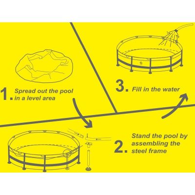 14. Ovaler Rahmenpool 300 x 76 cm 17798