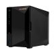 11. NAS Asustor AS3302T v2; Turm; 2x (3,5-Zoll-SATA-Festplatte/2,5-Zoll-SSD); Realtek RTD1619B, 2 GB DDR4, 1x 2,5 GbE, 3x USB 3.2