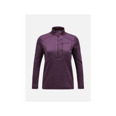 Peak Performance W Trail Polartec Half Zip Lila Sweatshirt