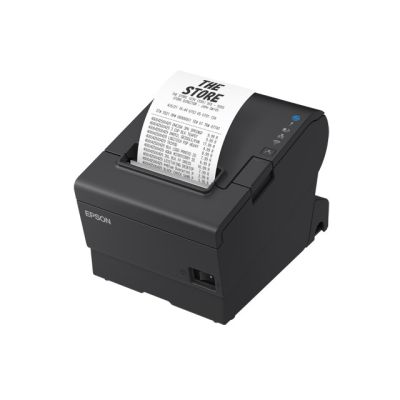 6. Epson TM-T88VII (112): USB, Ethernet, seriell, Netzteil, Schwarz