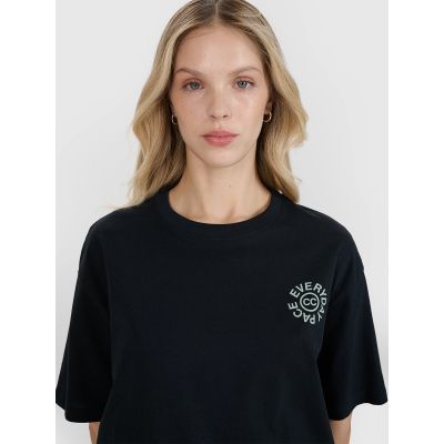 2. Übergroßes bedrucktes Damen-T-Shirt 4F 4FWSS25TTSHF1993-20S