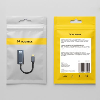 13. Wozinsky WACH-01 USB-C - HDMI 4K 60Hz Adapter - Schwarz