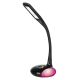 5. Moderne, mehrfarbige RGB-LED-Schreibtischlampe Activejet VENUS RGB schwarz mit Nachtlichtfunktion
