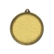 Goldmedaille für Emblem, 60 mm, aus unedlem Metall