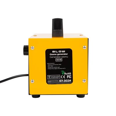 2. Ozongenerator BLOW OZ-03, orange, 60.000 mg/h, 140 W
