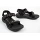 7. Lee Cooper Herrenschuhe mit Klettverschluss für sommerliche Strandsandalen, leicht, schwarz