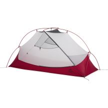 MSR Hubba Hubba Bikepack 1-Personen-Dreieckszelt, grün, rot, weiß