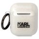 2. Karl Lagerfeld KLA2HNKCTGT Airpods 1/2 Abdeckung transparent Gliter Karl&Choupette