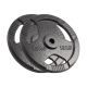 Gewichtssatz aus Gusseisen, 2 x 15 kg, 31-mm-Loch, Platte mit Griffen, REBEL ACTIVE