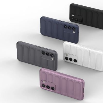 6. Magic Shield Case für Samsung Galaxy S23+ flexible Panzerhülle blau