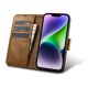2. iCarer Oil Wax Wallet Case 2in1 Cover iPhone 14 Plus Anti-RFID Leder Flip Case Braun (WMI14220723-TN)