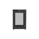 2. LANBERG LCD FLAT PACK V2 19" 22U 800X1000 SCHWARZ PERFORIERT TÜRRAHMEN-EINBAUSCHRANK