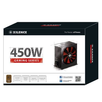 4. Xilence Performance A+ XN213 Netzteilmodul 450W 20+4 Pin ATX Schwarz