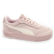 Puma Damen-Sportschuhe Carina Mia SD, bequeme Sneaker aus puderrosa Leder
