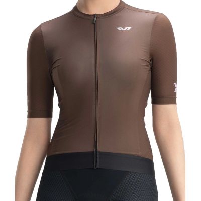 2. Rockbros 15110007003 TVI Damen-Radtrikot Kurzarm Größe S - Braun