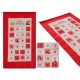 10. Adventskalender 56x87cm Rot