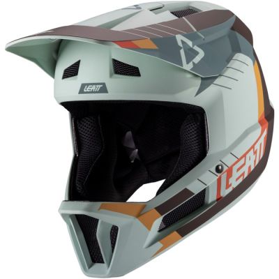 LEATT MTB Gravity 2.0 V25 Integralhelm, Größe L, mint
