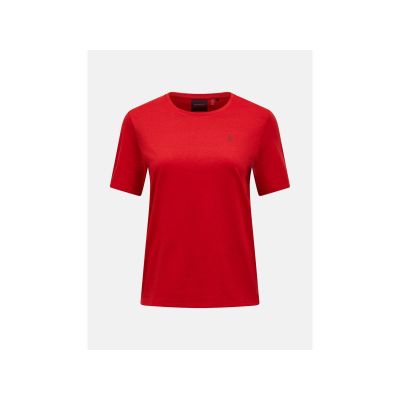 PEAK PERFORMANCE W Explore Grafik-T-Shirt Rot