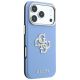 4. Guess Smooth & Big Strass Logo Hülle für iPhone 18 Pro Max / 17 Pro Max - Blau