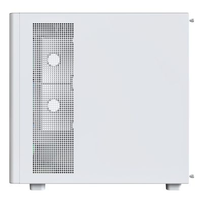 5. Montech XR PC-Gehäuse aus Holz, Midi-Tower, ATX, ARGB, gehärtetes Glas – Weiß