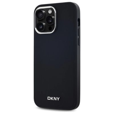 2. DKNY Plain Logo MagSafe Hülle für iPhone 14 Pro Max – Schwarz