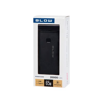 5. BLOW POWERBANK 20000 mAh PD 65 W SCHWARZ PB20G