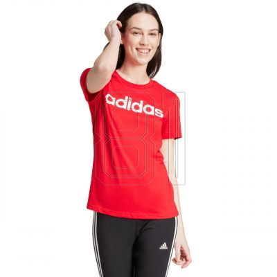 4. adidas Loungewear Essentials Slim Logo Tee W IY9189