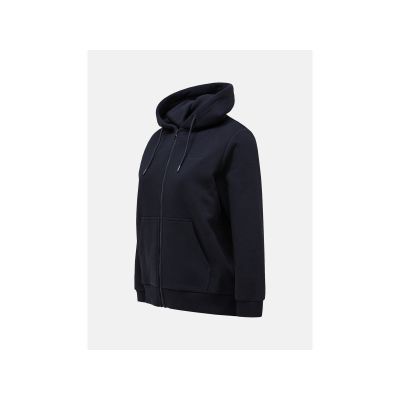 2. Damen-Sweatjacke Peak Performance W Original Small Logo Zip in Schwarz