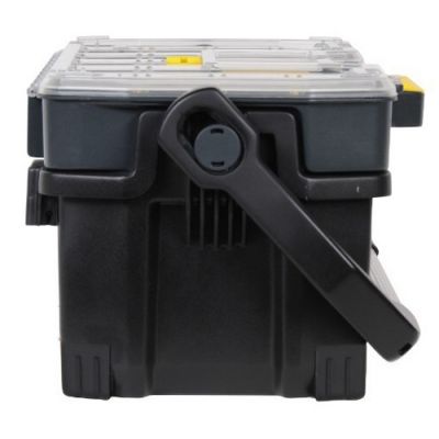 4. Stanley 1-97-514 Werkzeugkasten, Schwarz, Transparent
