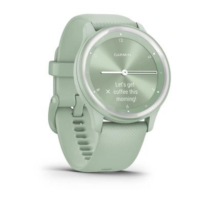 3. Garmin Vivomove Sport 40mm Agave Mint Silikonuhr