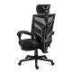 25. Huzaro Combat 5.0 Schwarzer Gaming-Stuhl